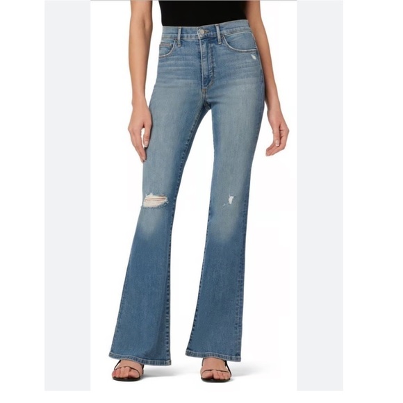 Levi's Denim - LEVI’S 70s HIGH RISE FLARE WOMEN'S JEANS Size 27 distressed patched